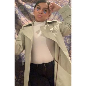 H&M COTTON TRENCH COAT